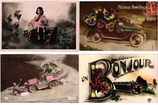 FANTASY, SURREALISM 15 Vintage POSTCARDS Mostly pre-1940 (L5861)