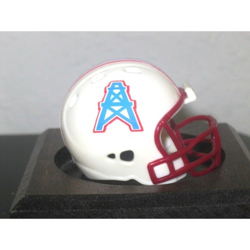NFL Houston Oilers Helmet Pocket Pro Custom Retro 70's Logo Throwback Superdome