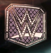 2026 WWE WRESTLEMANIA 42 LAS VEGAS SUPERSTORE EXCLUSIVE GOLDEN CHAMPION BELT PIN