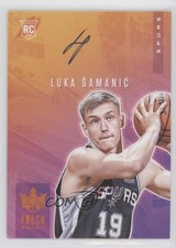 2019 Panini Court Kings Fresh Paint Citrine 31/49 Luka Samanic #FP-LSA Auto 03sv