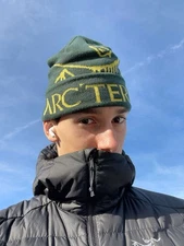 Arc'teryx Green Void Bird Word Toque Beanie Hat Wool Blend – New Tags Unisex
