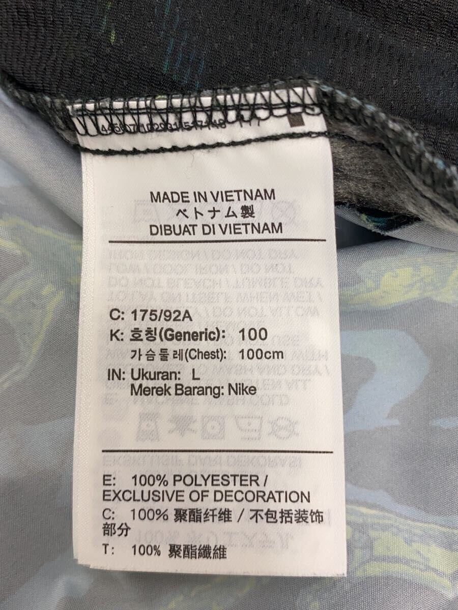 NIKE Jacket L Polyester BLK Allover Pattern DA018… - image 4