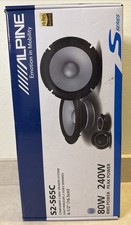 ALPINE S-SERIES S2-S65C 6.5" 2-WAY 80 WATT RMS Component Speaker Brand New
