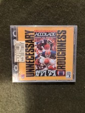 Vintage 1993 DOS PC computer game Unnecessary Roughness Football Game Brand New