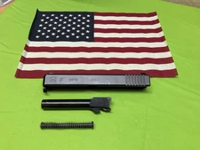 GLOCK 37 GEN 3 OEM COMPLETE SLIDE, FRYING PAN FINISH, & STEEL NIGHT SIGHTS