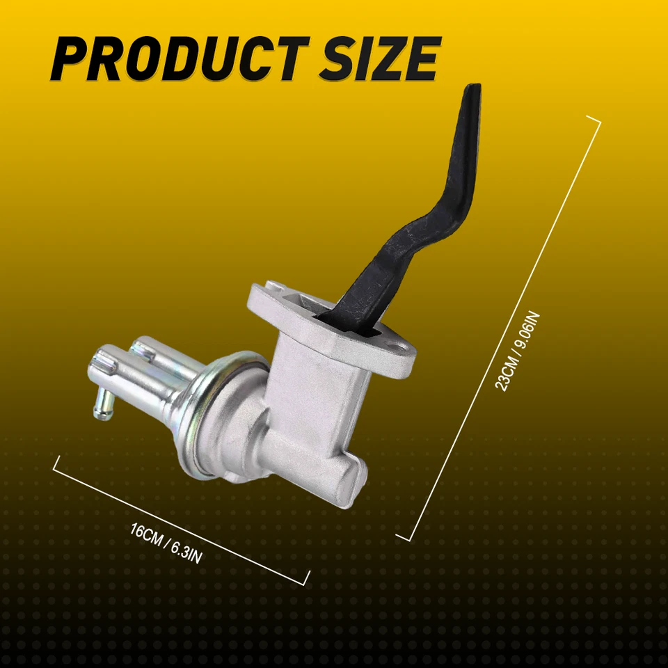 Fit Ford XW Falcon XY XA XC XB XD XE Cleveland 302 351 400 Mechanical Fuel Pump - image 4 of 4
