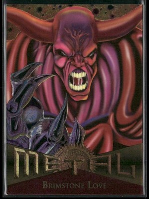 1995 Metal Marvel #44 Brimstone Love