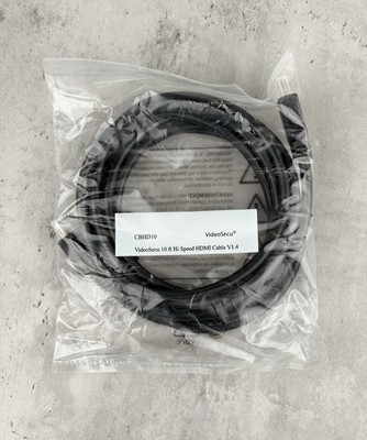 VideoSecu 10ft Hi Speed HDMI Cable V1.4 CBHD10-NEW