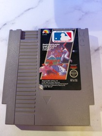 Major League Baseball (Nintendo NES, 1988) Cartucho de juego y manual - Probado
