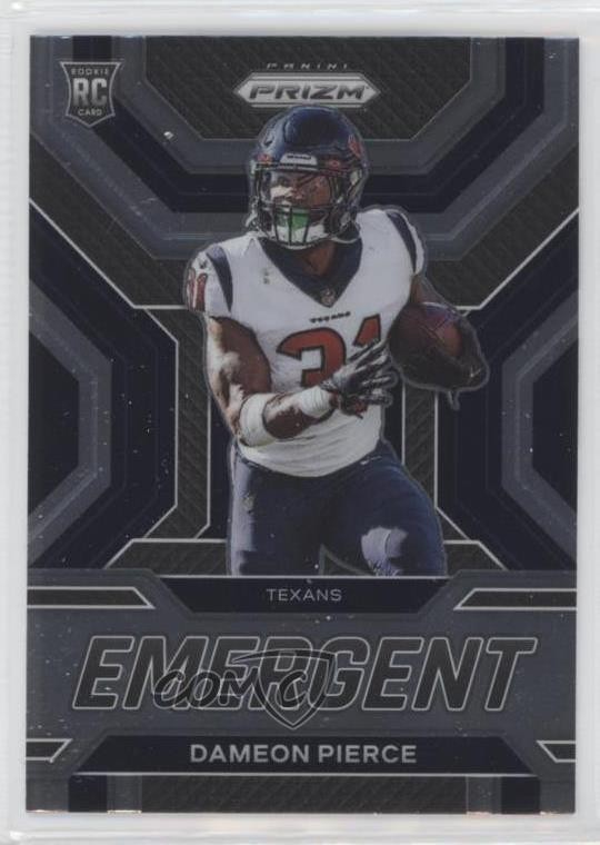 2022 Panini Prizm Emergent Dameon Pierce #E-15 Rookie RC