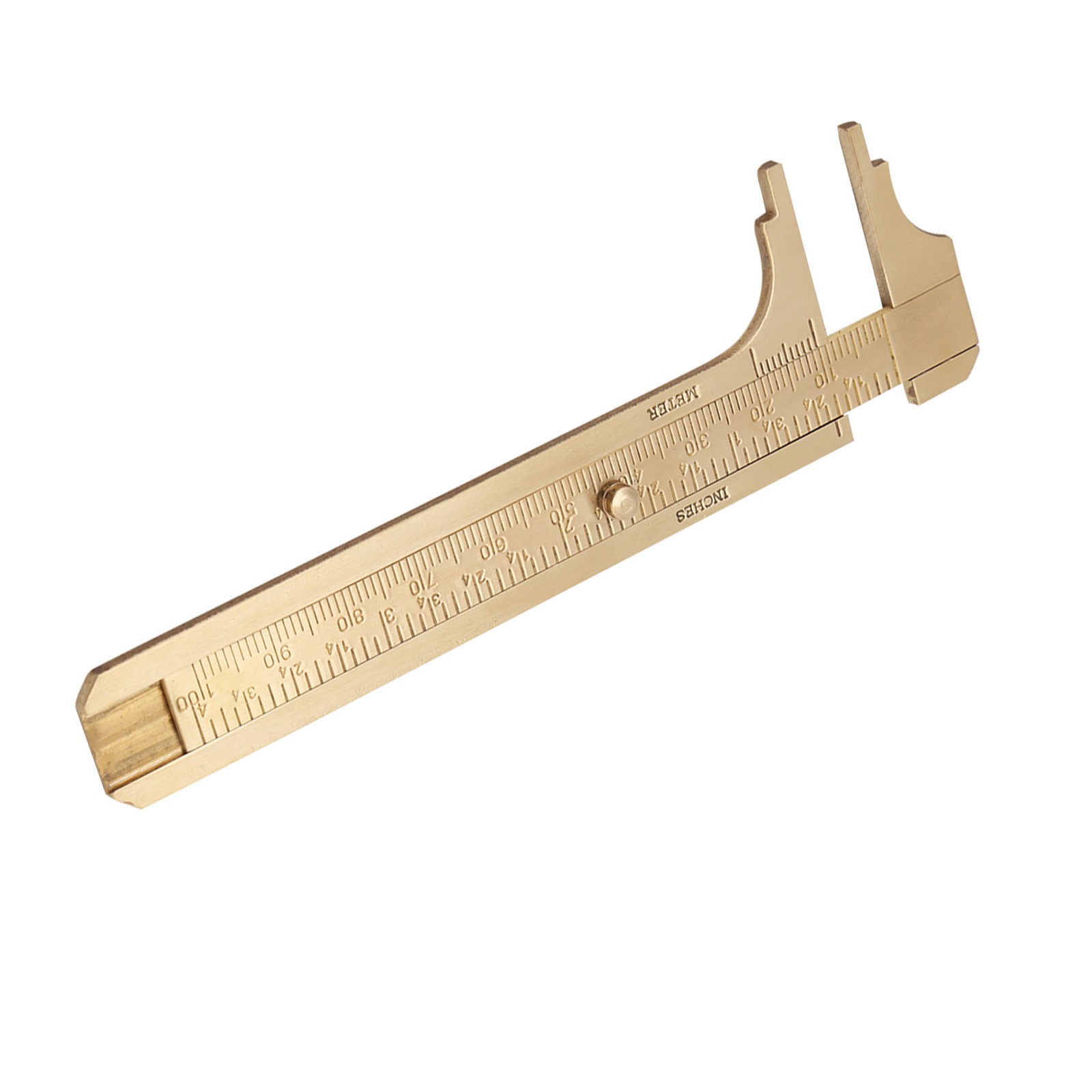 1pc Brass Vernier Caliper Design Measuring Tool For
