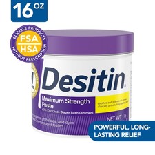 Maximum Strength Baby Diaper Rash Cream with Zinc Oxide, 16 oz