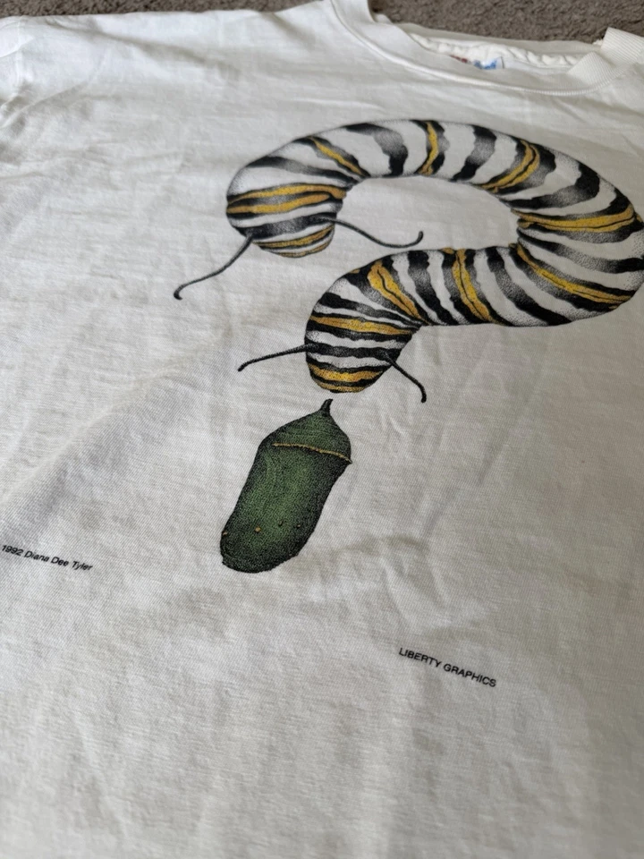 Vintage Bernheim Forest Monarch Butterfly 1992 Tshirt Unisex XL Metamorphosis - Image 2 of 4