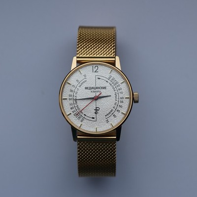 Unisex medical watch Pulsometer / Watch With Pulse Meter Scale