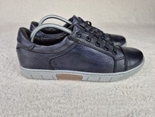 T.B. Zapatillas con cordones de cuero de ciervo Phelps Tribeca azul marino para hombre talla 8