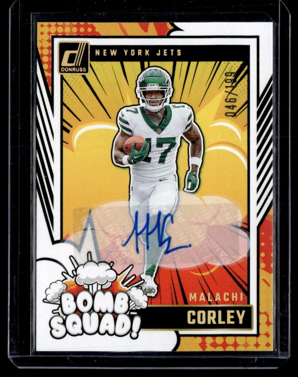 2024 Panini Donruss Bomb Squad Auto Malachi Corley 046/199 #26