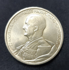 W0RLD COINS -Hungria Silver 5 Pengo 1939 Km-517  Unc