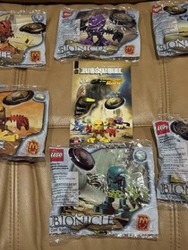 LEGO Bionicle McDonald's Matoran Tohunga All 6 Complete Set New Sealed Mctoran