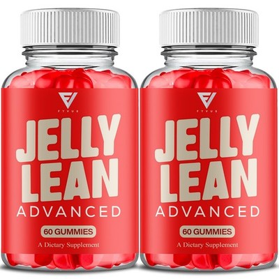 (2 Pack) Jelly Lean Advanced, Jelly Lean Weight Management Gummy (120 Gummies)