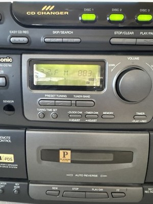 Panasonic ビビEX Panasonic S-XBS, RX-DS790, 3 CD Player, Cassette Tape, AM/FM