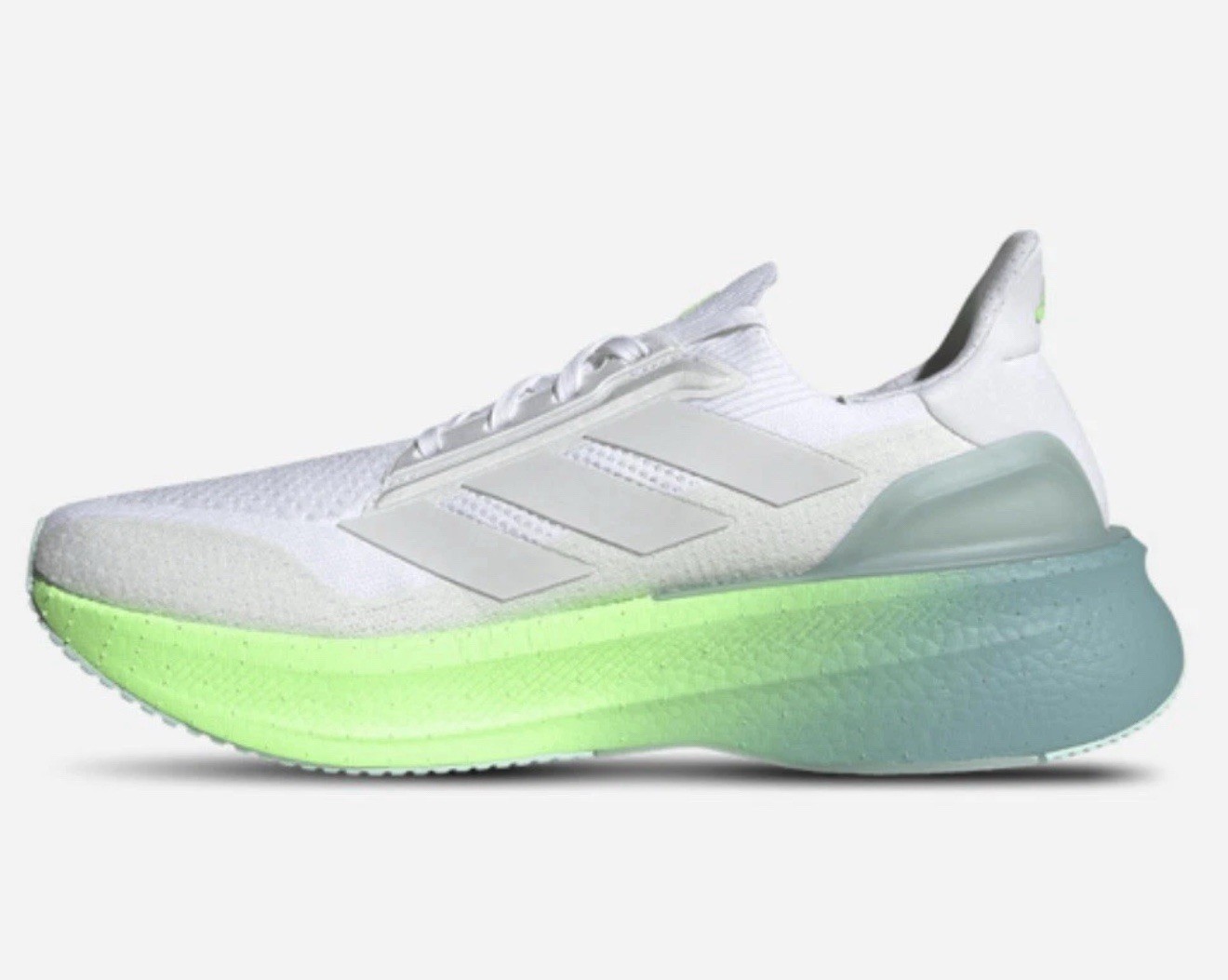 adidas Ultraboost 5X White Dash Grey Lime Burst Running Shoes JQ2919 Men's Size