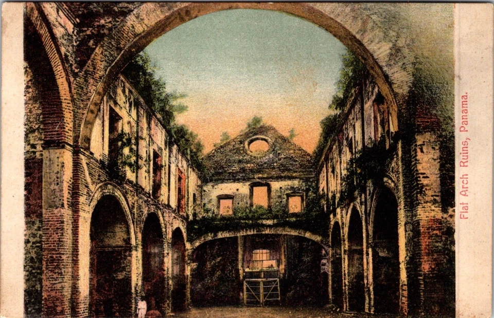 UNITED STATES 1908 PANAMA CANAL ZONE PICT COLOR POSTCARD ADDR USA CANC CORCONA - Image 2 of 2