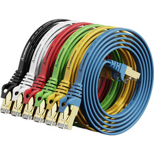 Cat 7 Ethernet Cable 3 ft 6 Pack Highest Speed 3ft-6Pack, Color 3ft 6pack