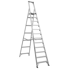 Sealey Aluminium Step Ladder 12-Tread Industrial Bs 2037/1 Step Ladders AXL12