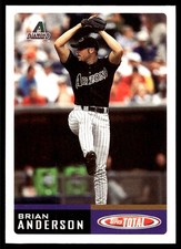 Brian Anderson 2002 Topps Total #468 Diamondbacks MLB READ FREE SHIPPING