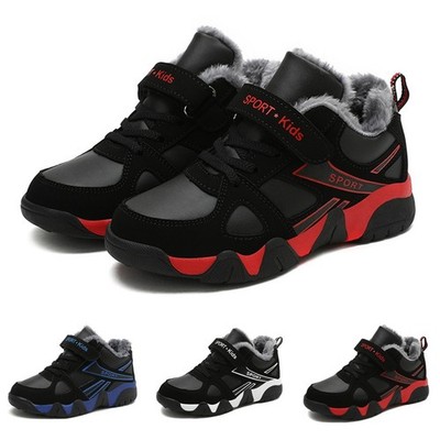Kinder Winterschuhe Jungen Warm Gefüttert Schneestiefel Kinderschuhe Sneaker