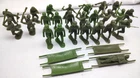 1967-1968 Battleground Marx Playset U. S. Army Troop Figures