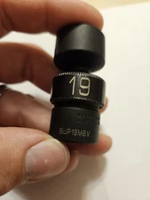 Matco Tools BUP19M6V, 19mm Standard Impact Universal Socket, 3/8" Drive, 6 Pt