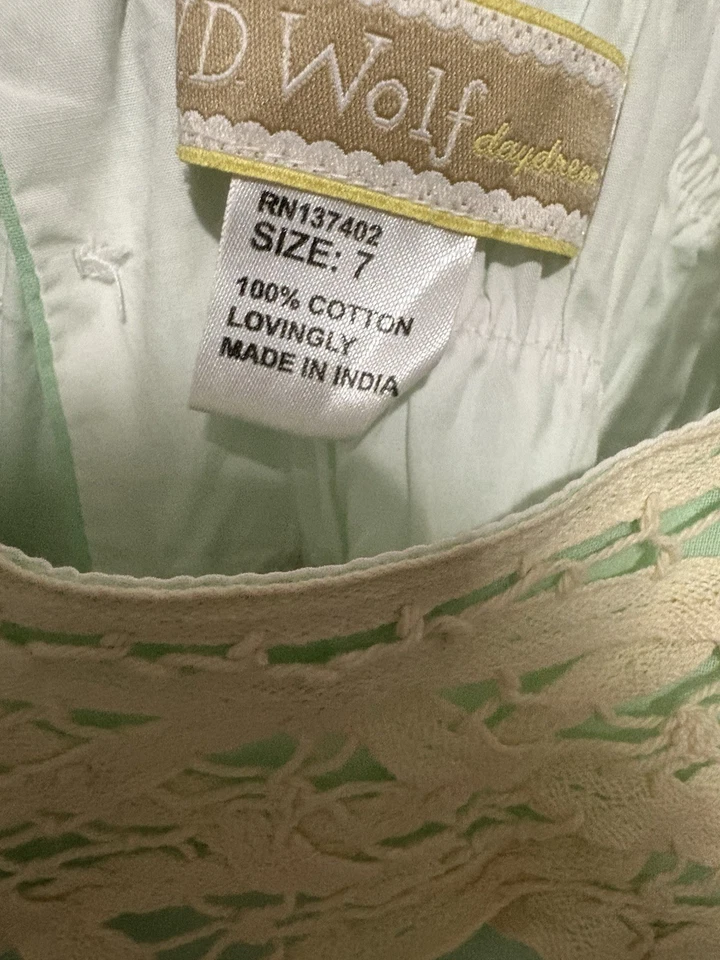 Wd Wolf Daydream платье девочек размер 7 - Изображение 3 из 3