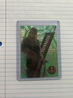 2016 Star Wars High Tek Chewbacca SW-88 Green 04/10