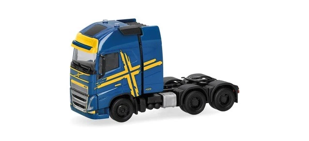 Herpa 318624-003 1 87 Volvo FH 16 GL XL 2020 Camion Remorque avec Grue