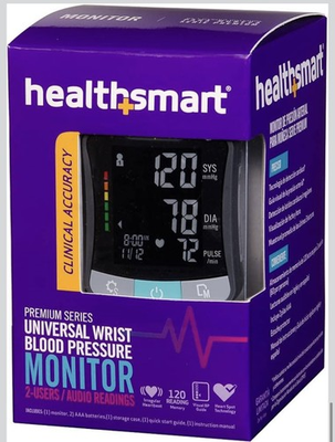 #ad #ad HealthSmart Digital Premium Wrist Blood Pressure Monitor with Cuff NEW $29.99