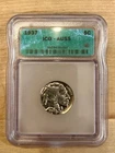 1937 Buffalo Nickel ICG AU55 5C Circulated Business Strike Certified Coin