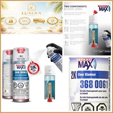New 2k High Gloss Clear Coat Automotive Spray Paint Uv Resistant 11.8 Oz