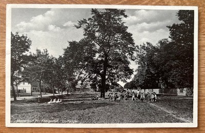 Postcard Prussian King Village Marienburg Danzig West Prussia Pomerania Poland