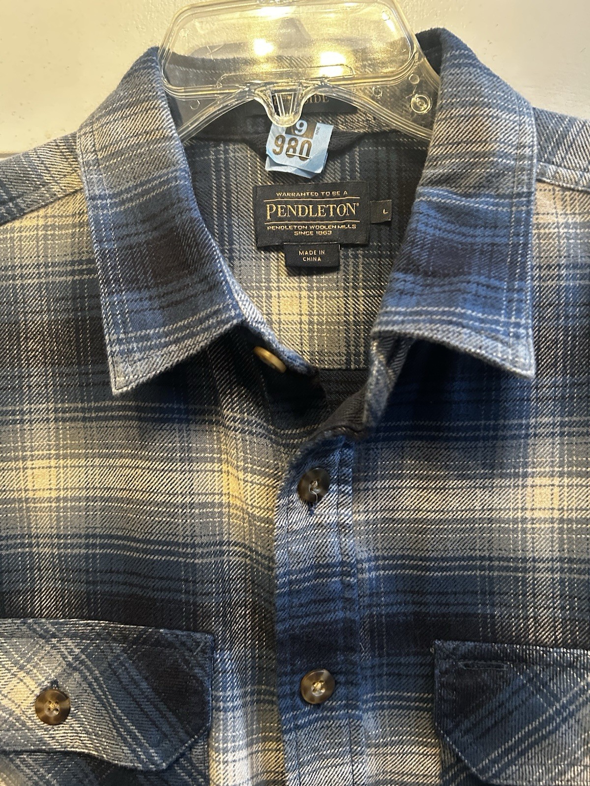 Pendleton Plaid Burnside Flannel Button Down Shir… - image 3