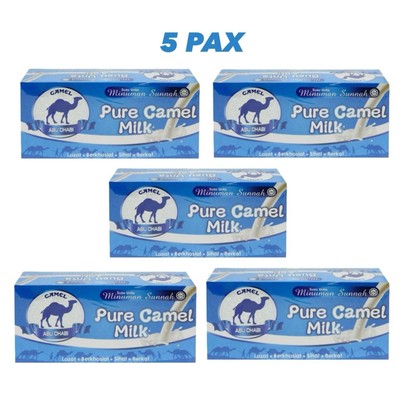 5 BOXES (100 sachets) x 25g Original Camel Milk Powder Halal Coffee  Ori Flavour