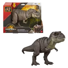 Jurassic World Rebirth Tyrannosaurus Rex Action Figure, Dinosaur Toy T-Rex Chomp