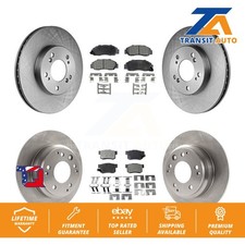 Front Rear Brake Rotor & Ceramic Pad Kit For Honda Odyssey Acura Legend RL Isuzu