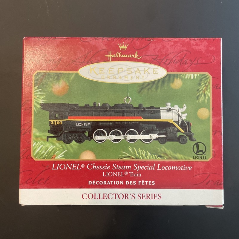 HALLMARK 2001 LIONEL CHESSIE STEAM SPECIAL LOCOMOTIVE COLLECTORS SERIES ORNAMENT