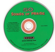 50 Songs of Praise Kidz Up Childrens Gospel Christian CD Professionally Cleaned