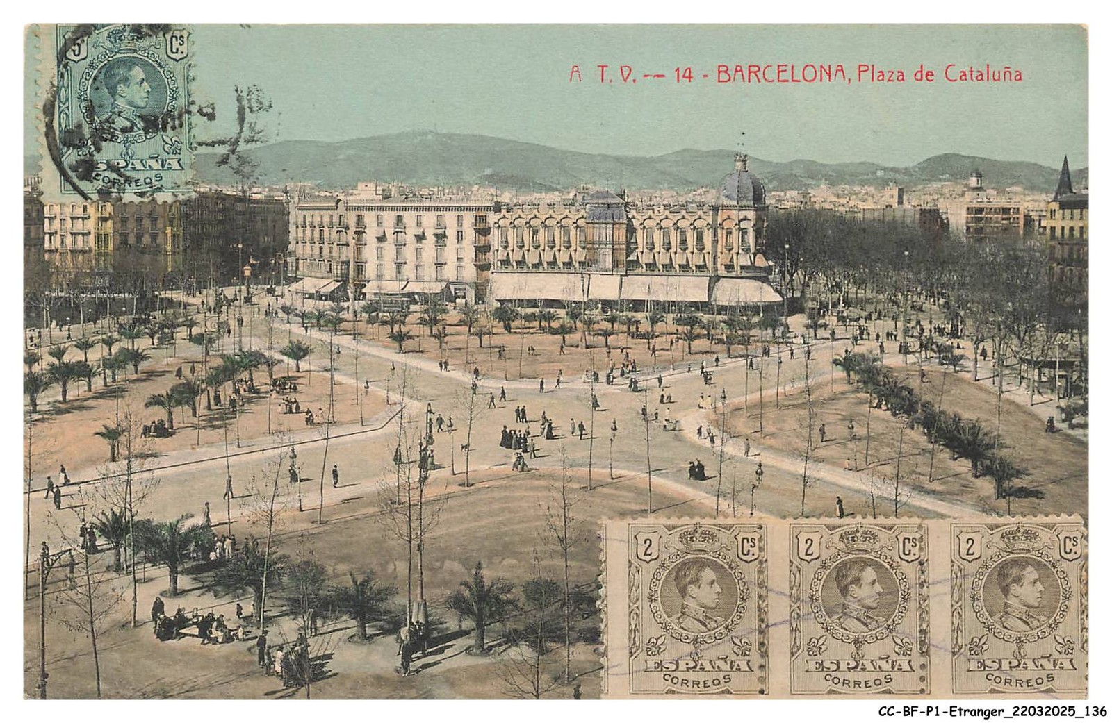 CC-BFP1-0069-ESPAÑA - BARCELONA - Plaza De Cataluña