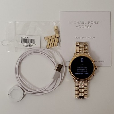 Michael Kors Access Women's Lexington2 Smartwatch Stainless Steel Gold-Tone 44mm