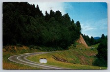 Vtg Postcard US Hwy 441 Gatlinburg TN Cherokee NC USA Posted 1975