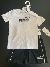 Youth Puma Shirt And Shorts Set Size 4 NWT
