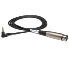 Hosa XVM-305F XLR Female to Right Angle 3.5mm TS Male Cable 5 foot